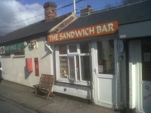 The Sandwich Bar A nice ‘bacon butty’ by the tram line The