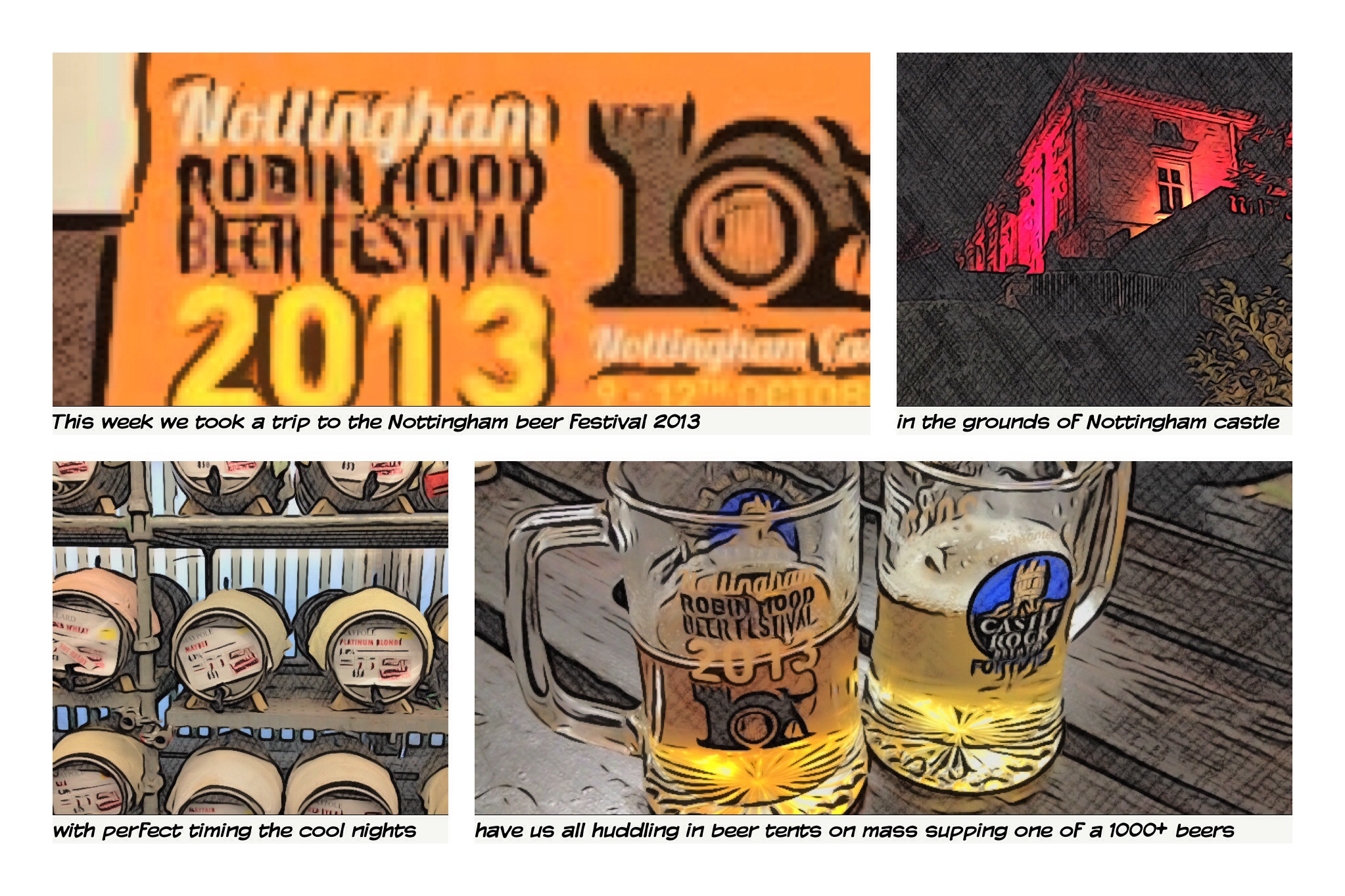 to the beer fest The Nottingham Food Blog