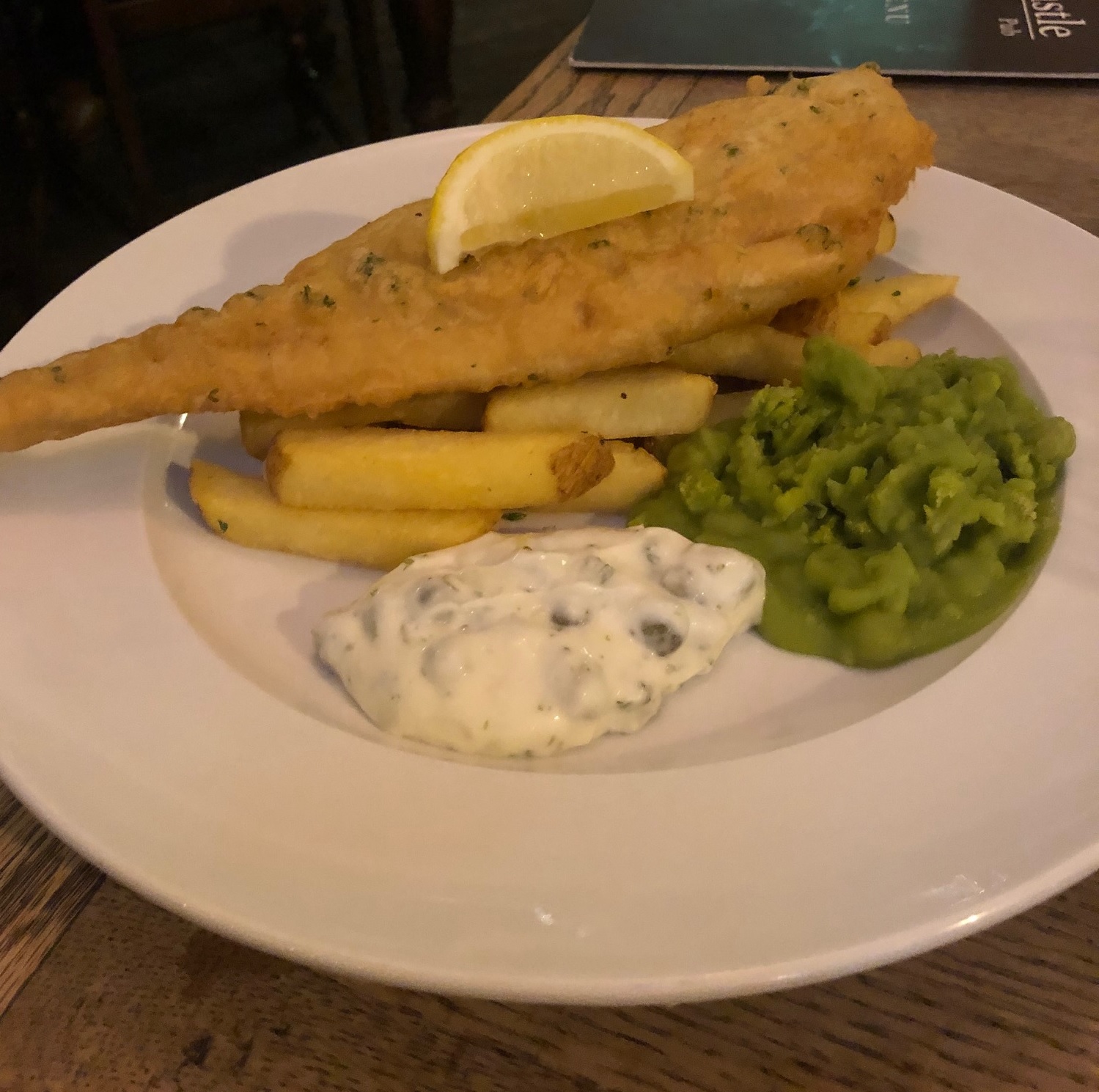 The Castle Pub in Nottingham – Fish and Chips – The Nottingham Food Blog