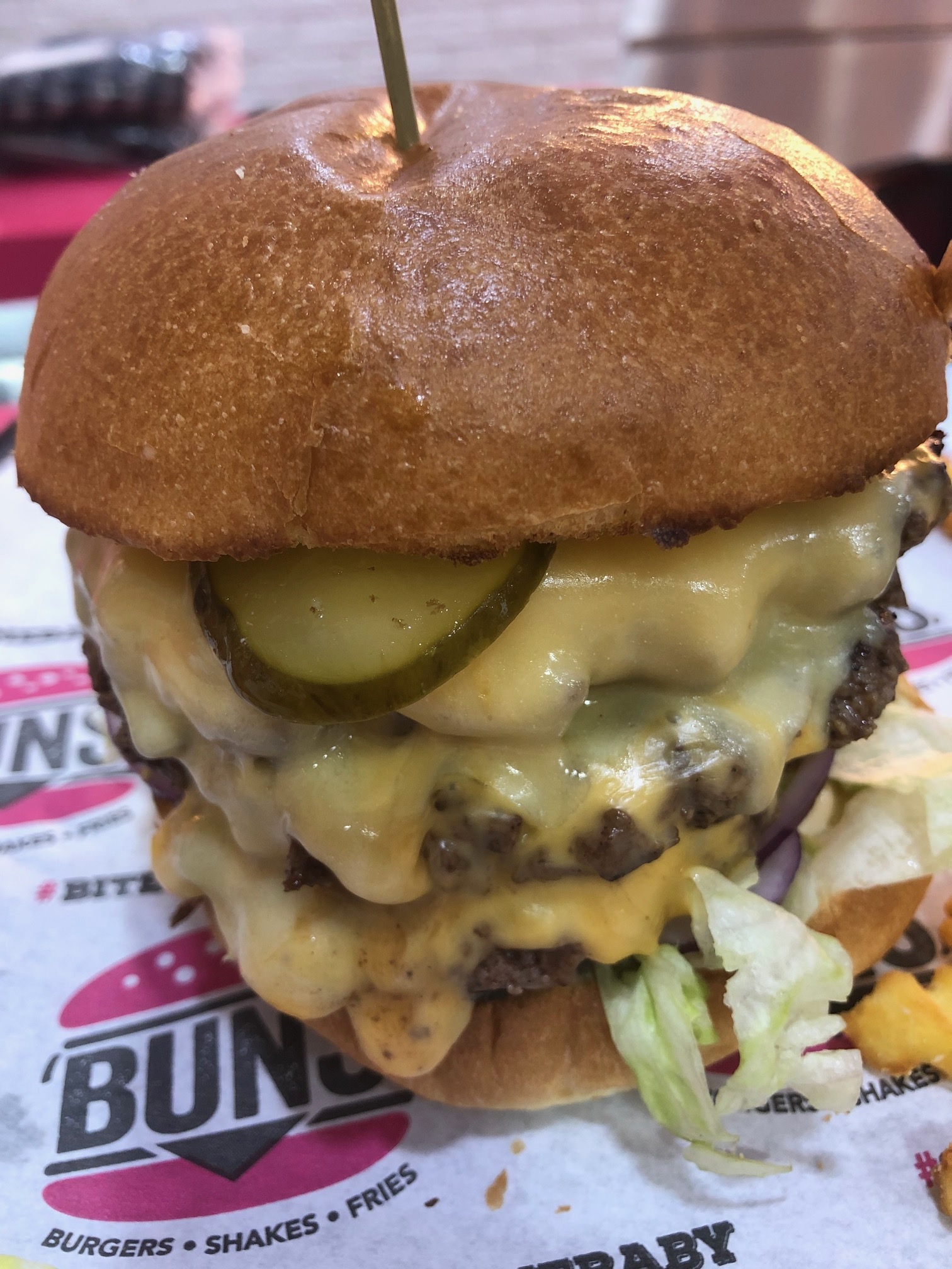 Buns Burgers in Nottingham Buns Triple Stacker The Nottingham Food Blog