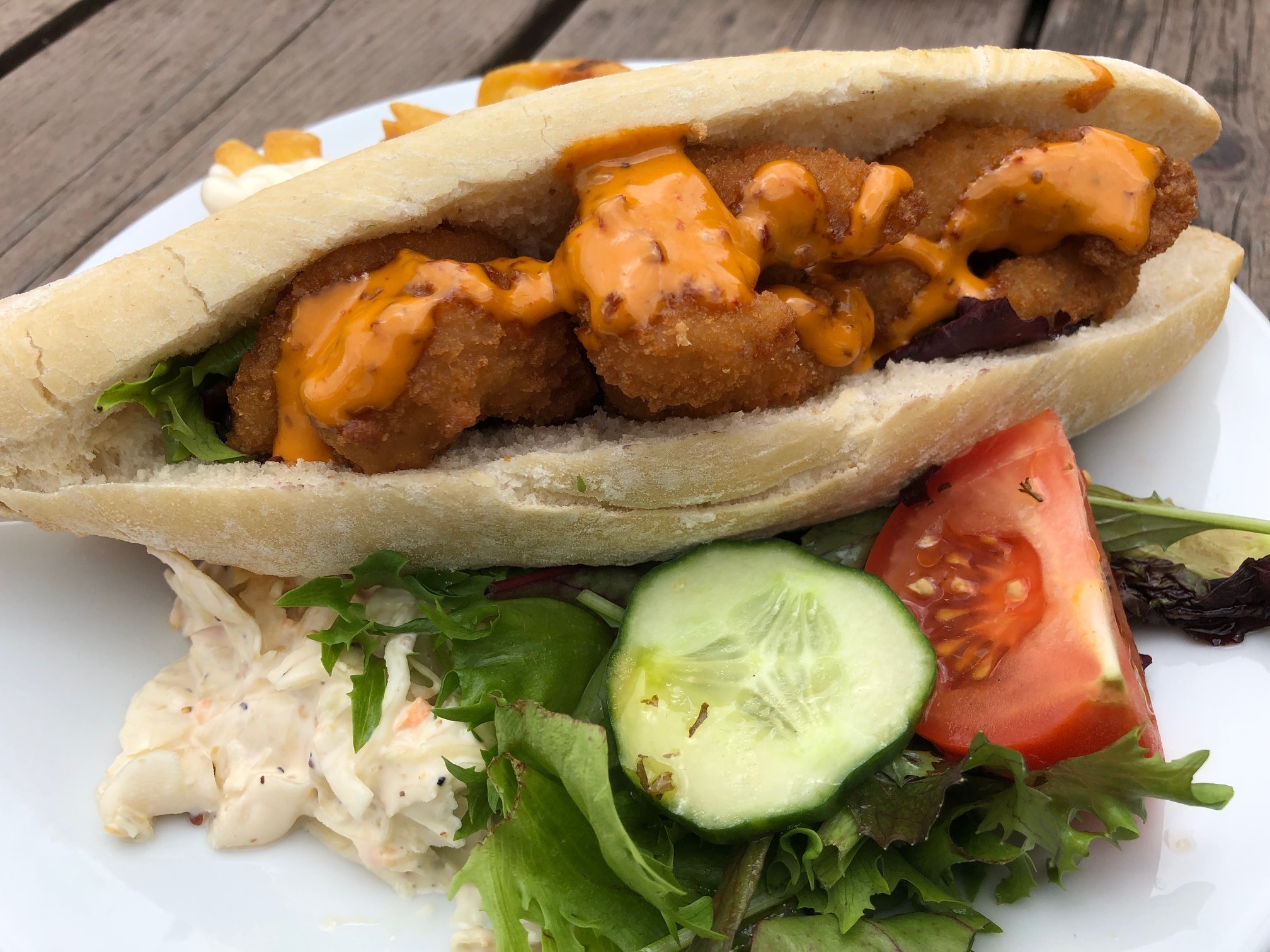 Canalhouse Cajun Shrimp Poboy The Nottingham Food Blog