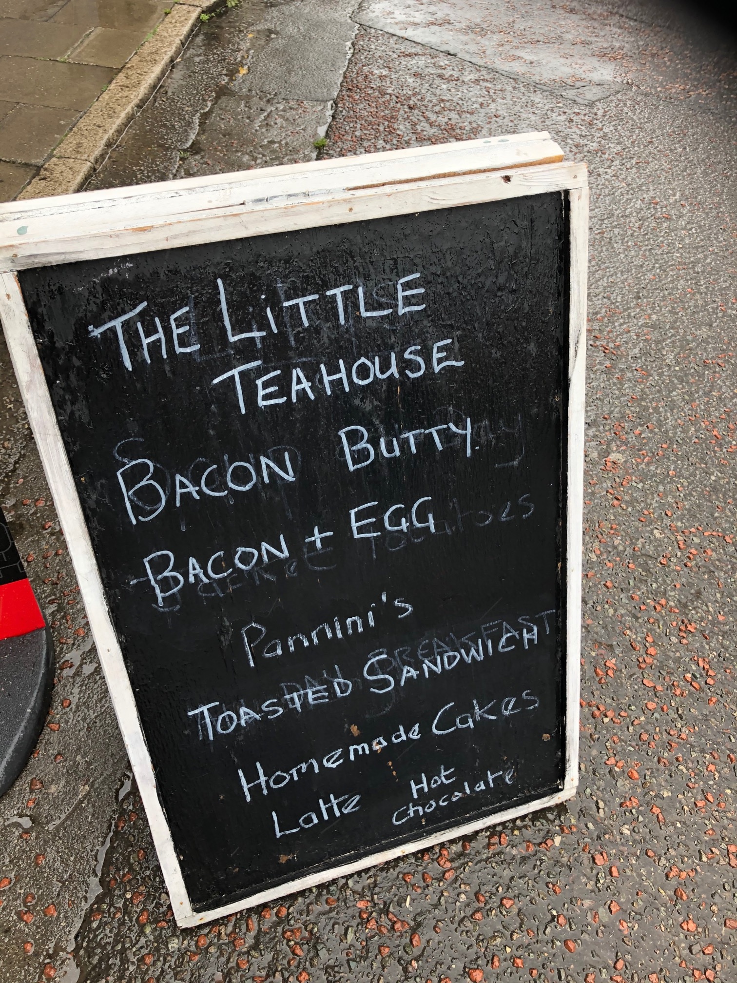 The Little Tea House in Newark Chalkboard The Nottingham Food Blog