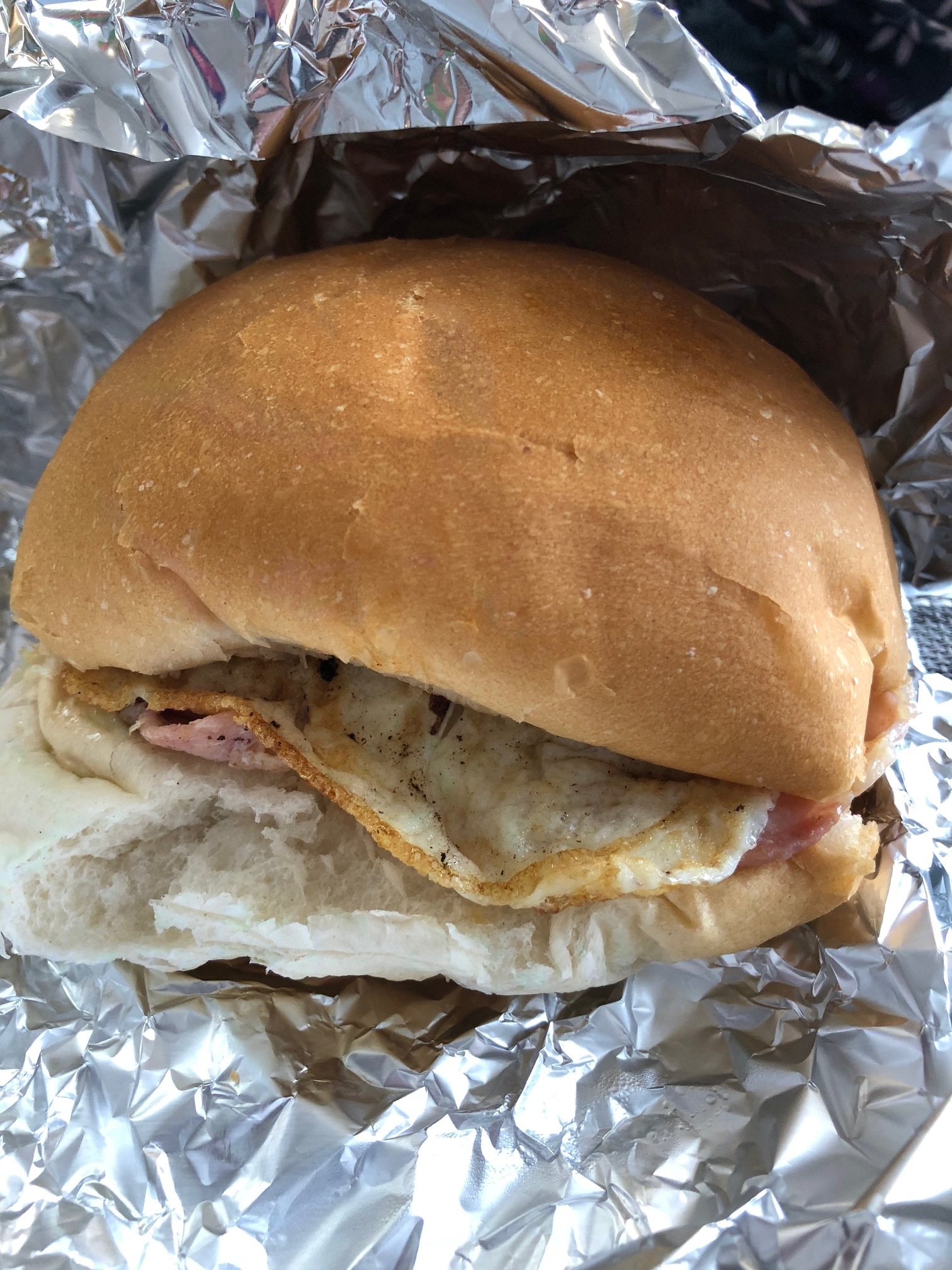 Mammas Kitchen in Beeston Bacon and Egg Cob The Nottingham Food Blog
