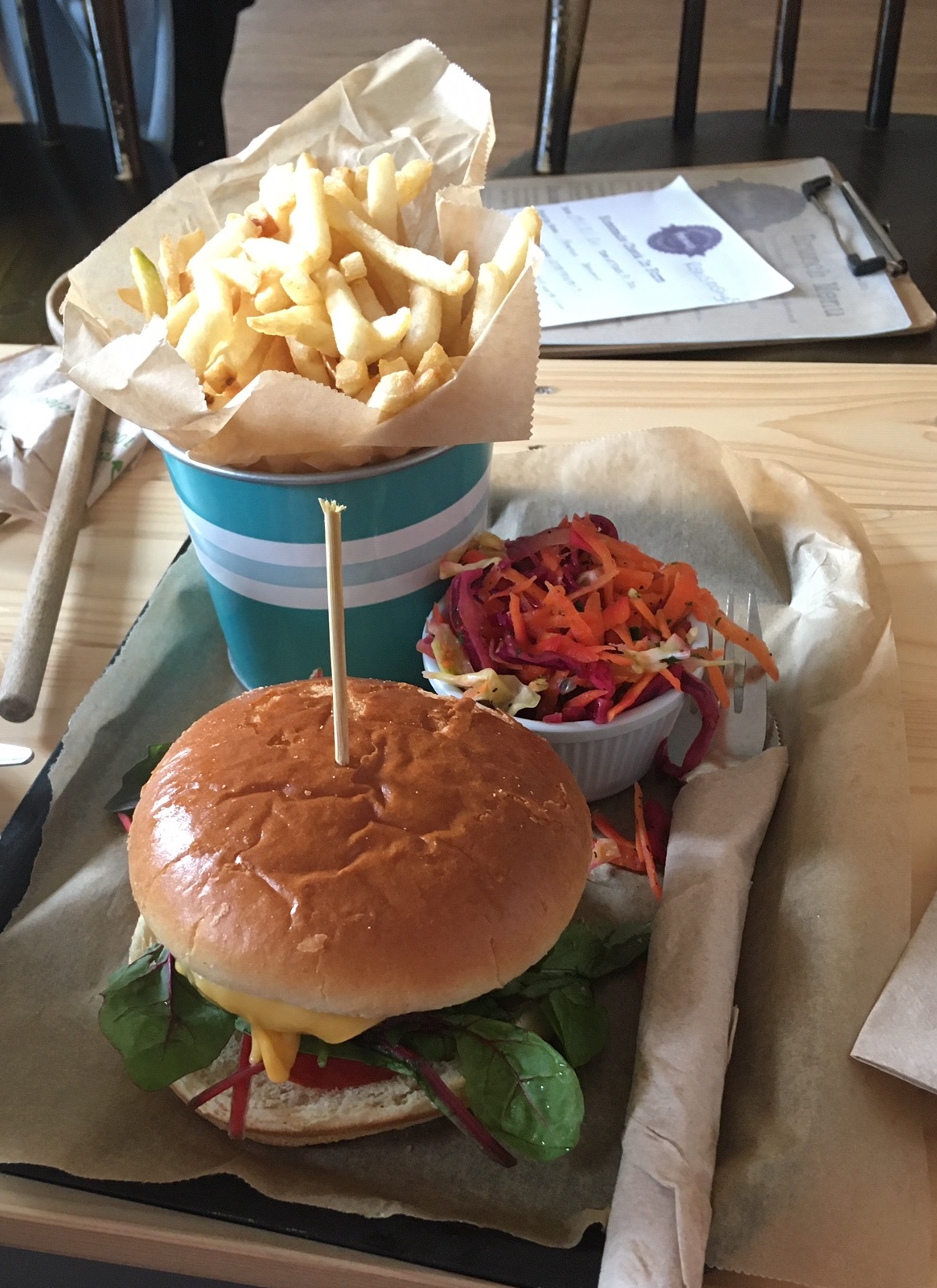 Homemade – Burger and Fries – The Nottingham Food Blog