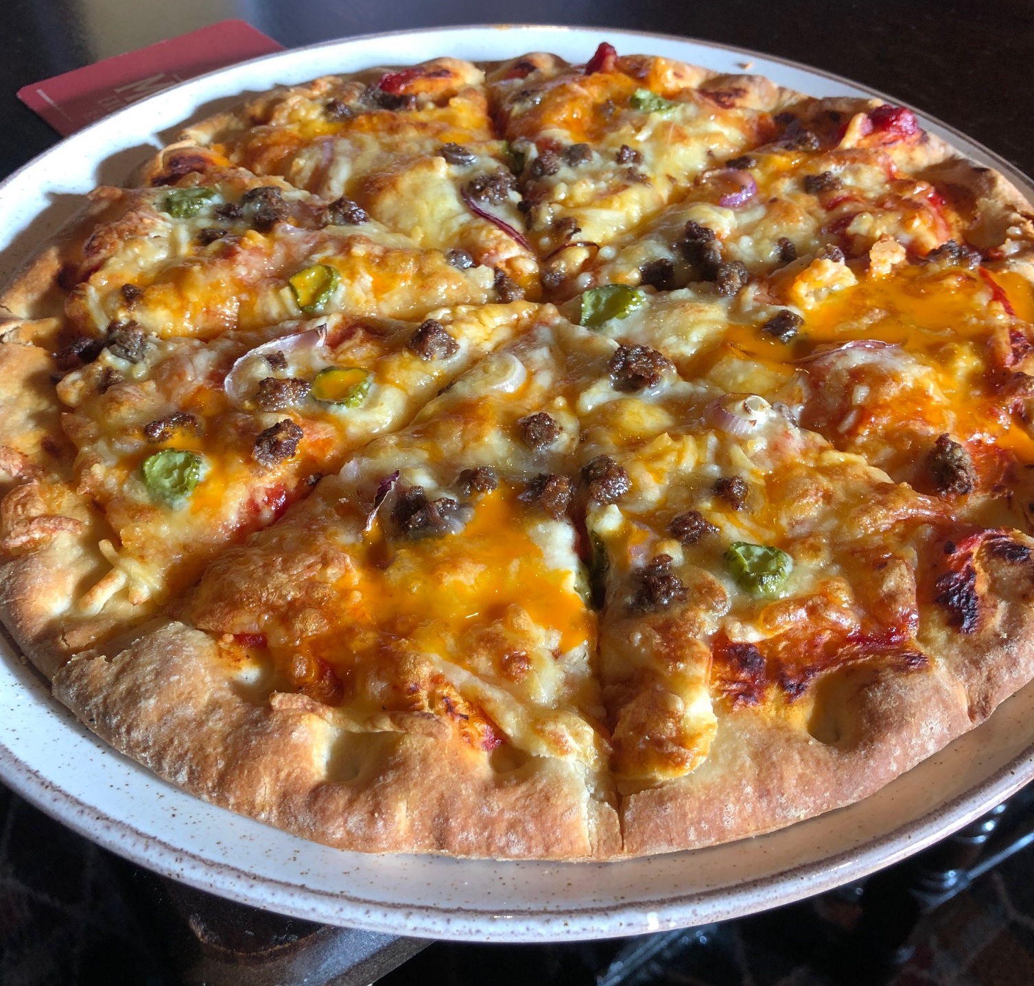 The Johnson Arms Cheeseburger Pizza The Nottingham Food Blog